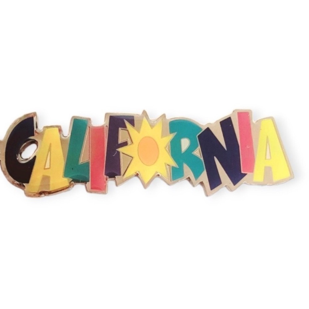 California Magnet Multi-color New‎ Enamel Souvenir Sun